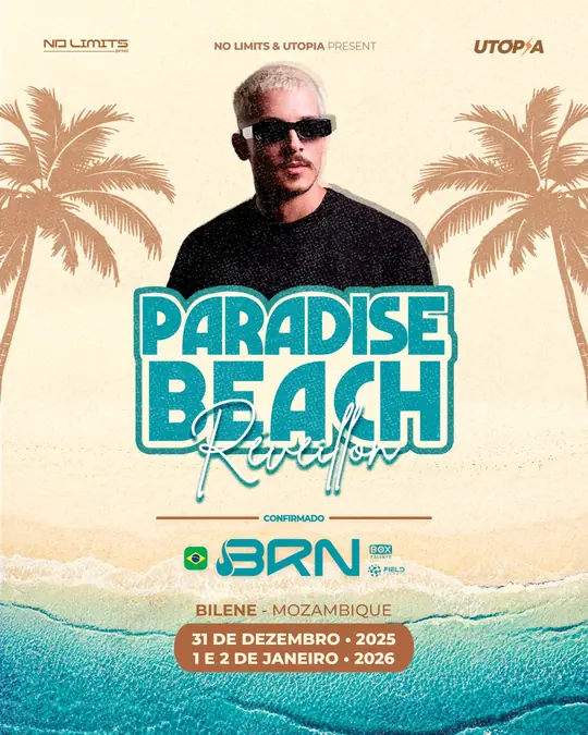 Cartaz Paradise Beach Réveillon 2025